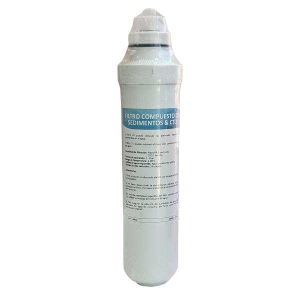 FILTRO PP+ CTO SISTEMA PURIFICADOR DE AGUA ANWO